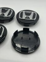 Honda 69mm Black Wheel Caps - 4pc Set #44732-S9A-A00 - Image 2