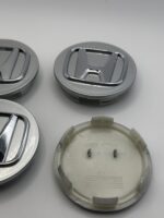 Honda Wheel Center Caps 69mm - Set of 4 Silver Chrome | 44732-S9A-A00 - Image 3