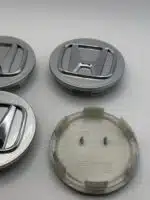Honda Wheel Center Caps 69mm - Set of 4 Silver Chrome | 44732-S9A-A00 - Image 3