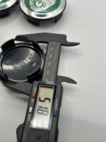 Jaguar Wheel Center Caps - Set of 4 Red & Chrome 59mm | XF XJ XK - Image 2