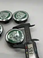 Jaguar Hub Center Caps - Set of 4 British Racing Green 59mm - Image 3