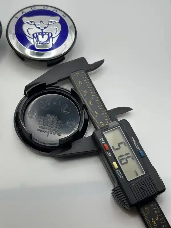 Jaguar Alloy Wheel Center Caps - Set of 4 Royal Blue 59mm - Image 4