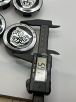 Jaguar Wheel Hub Caps - Set of 4 Gloss Black 59mm | XF XJ XK - Image 4