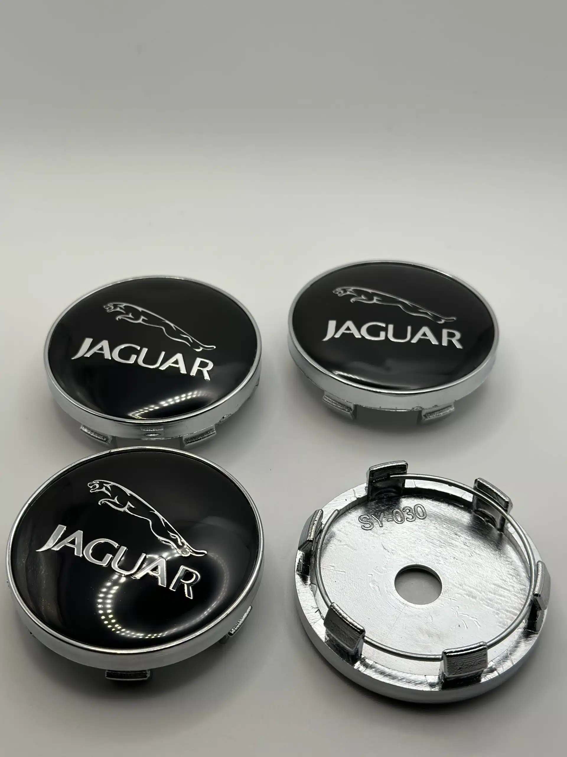 Jaguar 60mm Wheel Center Caps