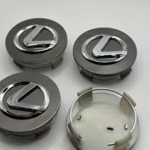 Lexus 62mm Grey Wheel Center Caps