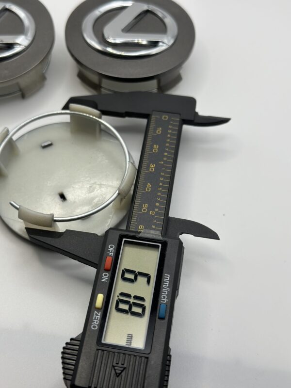 4x Wheel Center Hub Caps 62mm -2.44 inch Grey for Lexus alloy Wheels - Image 3