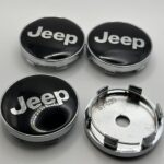 Jeep Black Wheel Center Caps