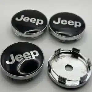 Jeep Black Wheel Center Caps