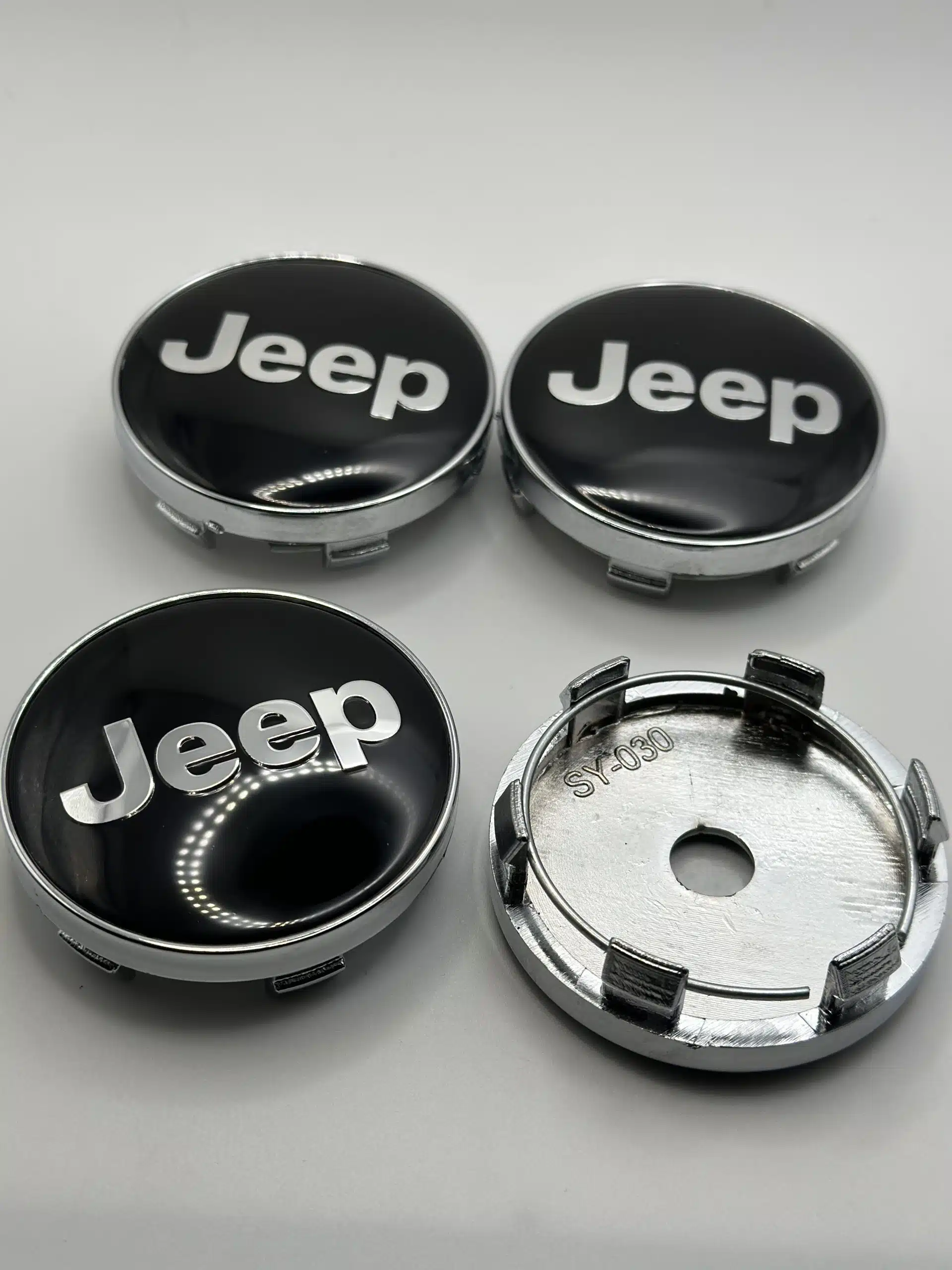 Jeep Black Wheel Center Caps Jeep Black Wheel Center Caps