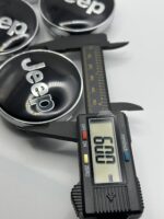 Jeep Black Wheel Center Caps - 60mm 4pc Hubcaps Set - Image 4