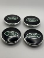 Land Rover 63mm Green Logo Wheel Caps