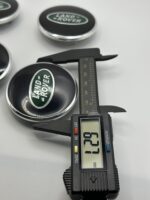 Land Rover 63mm Green Logo Wheel Caps - 4pc Black & Green Set - Image 4