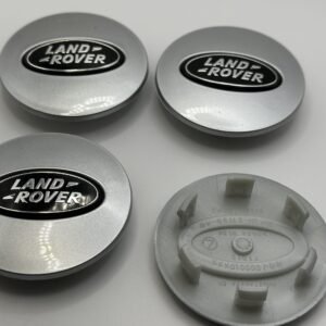 Land Rover 63mm Silver Wheel Caps