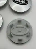 Land Rover 63mm Silver Wheel Caps - 4pc Silver & Black Set - Image 3