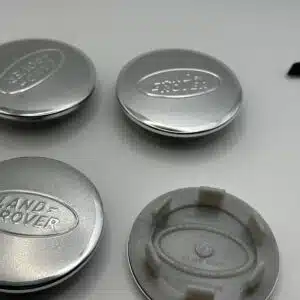 Land Rover 63mm Chrome Wheel Center Caps