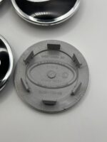 Land Rover 63mm Wheel Center Caps - 4pc Black & Silver Set - Image 3