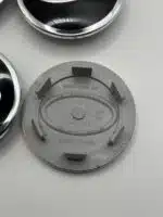 Land Rover 63mm Wheel Center Caps - 4pc Black & Silver Set - Image 3