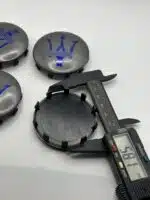 Maserati 60mm Grey Wheel Center Caps - 4pc Set #670025694 - Image 4