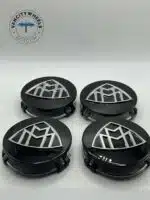 Mercedes Maybach-S Class Wheel Center Caps – Takeoff (Set of 4) – Black - Image 2