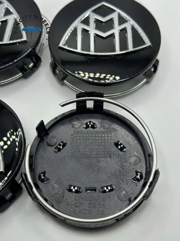 Mercedes Maybach-S Class Wheel Center Caps – Takeoff (Set of 4) – Black - Image 3