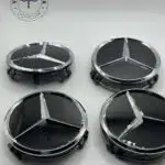 Mercedes Benz Glossy Black Wheel Caps
