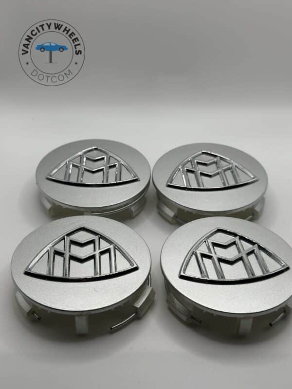 Mercedes Maybach-S Class Wheel Center Caps – Takeoff (Set of 4) – Silver - Image 2