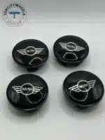 MINI Cooper 55mm Wheel Center Caps - 4pc Set #36131171069 - Image 3