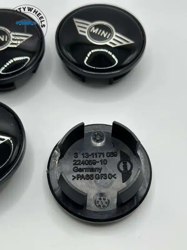 MINI Cooper 55mm Wheel Center Caps - 4pc Set #36131171069 - Image 5