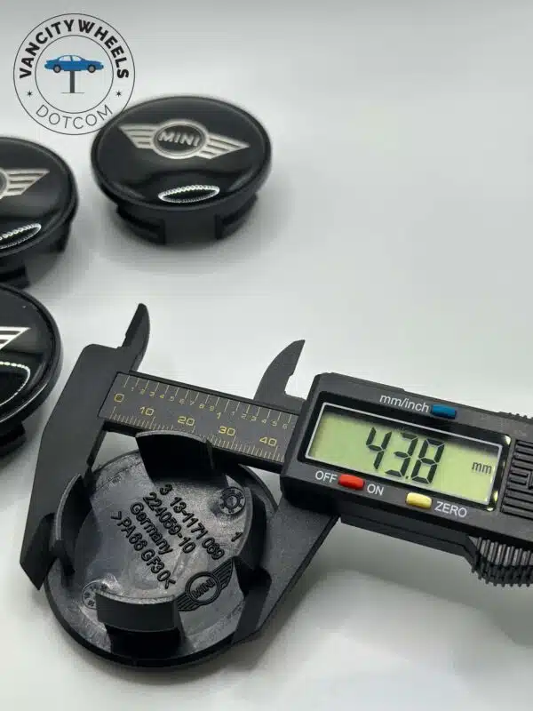 MINI Cooper 55mm Wheel Center Caps - 4pc Set #36131171069 - Image 7