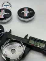 Ford Mustang Pony Center Caps - Set of 4 Black 60mm | GT Cobra - Image 3