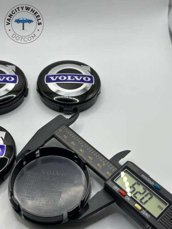 Volvo 64mm Wheel Center Caps - 4pc Set #3546923 (1992-2015) - Image 5