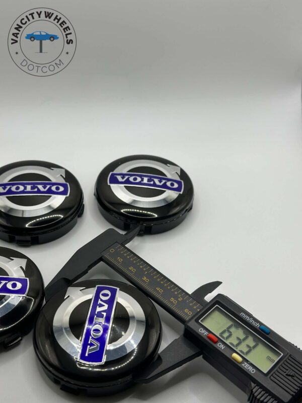 Volvo 64mm Wheel Center Caps - 4pc Set #3546923 (1992-2015) - Image 6