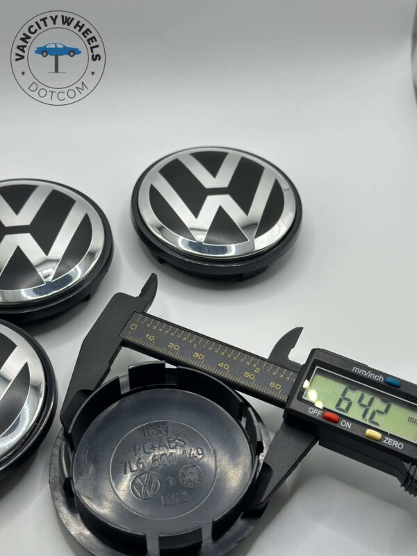 VW Touareg Wheel Center Caps 76mm - Set of 4 | 7L6601149 - Image 5