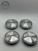 Vossen Wheel Center Caps - Set of 4 Silver Chrome 60mm Hub Covers - Image 3