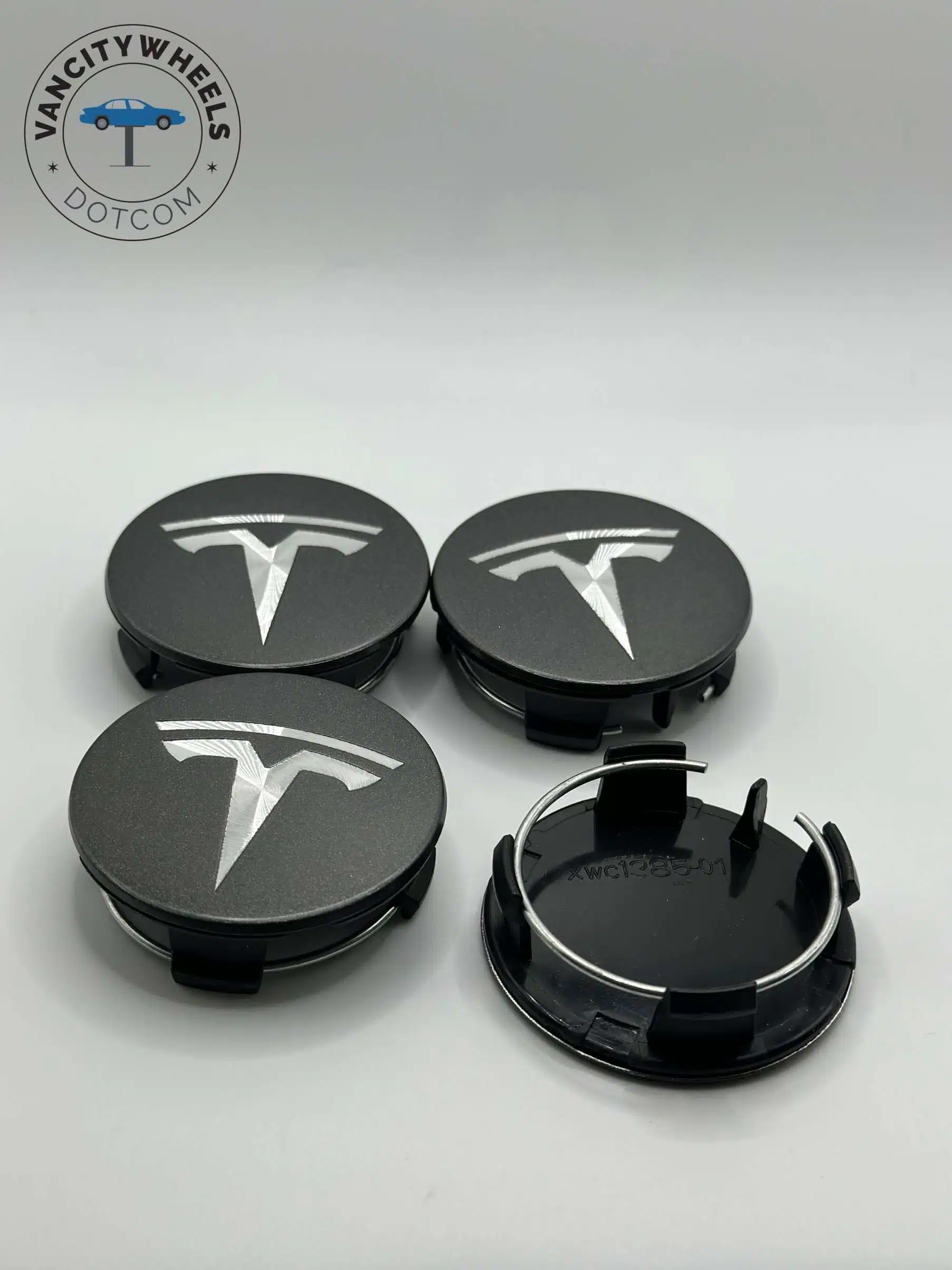 Tesla Wheel Center Caps 58mm