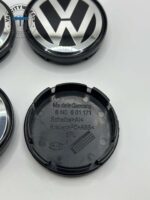 VW 56mm Wheel Center Caps 1J0601171 - Volkswagen Logo Hub Caps (Set of 4) - Image 3