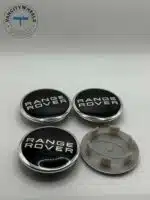 Land Rover 63mm Black Center Caps
