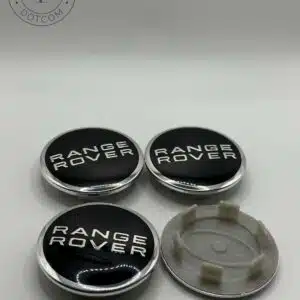 Land Rover 63mm Black Center Caps