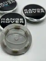 Land Rover 63mm Black Center Caps - 4pc Set for Range Rover & Discovery - Image 2