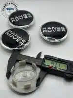 Land Rover 63mm Black Center Caps - 4pc Set for Range Rover & Discovery - Image 3