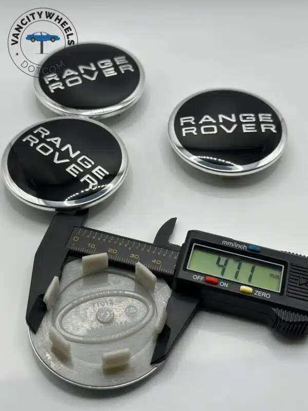 Land Rover 63mm Black Center Caps - 4pc Set for Range Rover & Discovery - Image 3