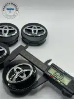 Toyota 62mm Black Wheel Center Caps - 2.5" 4pc Set for Camry, Corolla, Prius - Image 5