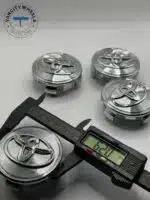 Toyota 62mm Silver & Chrome Wheel Center Caps - 2.5" 4pc Hubcap Set - Image 6