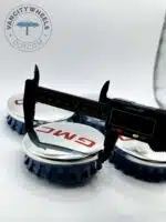 Set Of 4 Chrome/red Gmc Alloy Wheel Center Caps 83mm, Chrome/red Center Hub Caps For Gmc Cars 83mm - Image 4