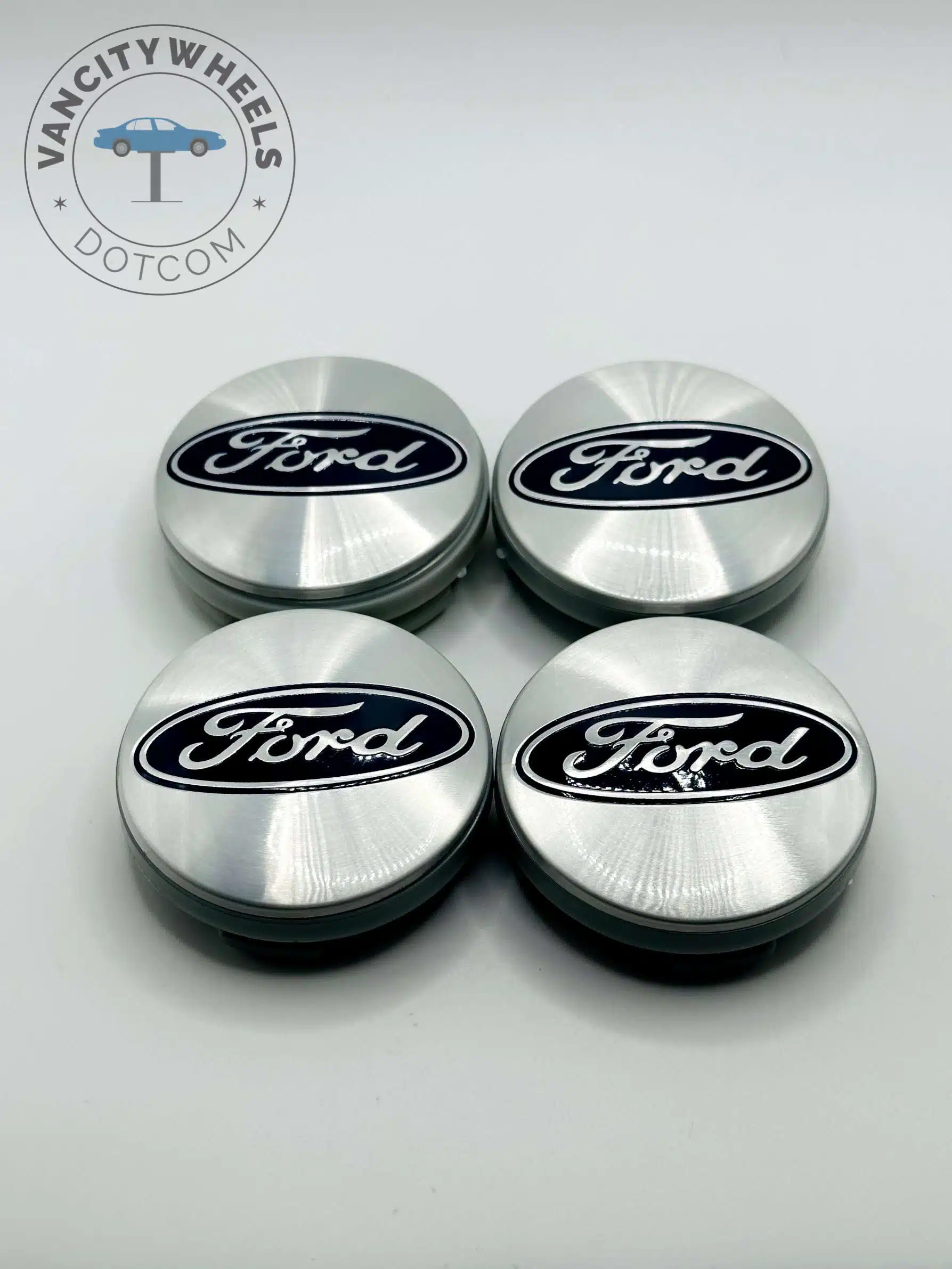 Ford 54mm Chrome Wheel Center Caps
