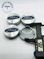Ford 54mm Chrome Wheel Center Caps - 4pc Set 6M21-1003-AA/BA - Image 3
