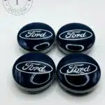 Ford 54mm Dark Blue Wheel Center Caps