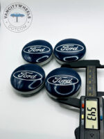 Ford 54mm Dark Blue Wheel Center Caps - 4pc Set 6M21-1003-AA - Image 4