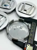 Honda Wheel Center Caps - Set of 4 Silver/Chrome 69mm - Image 2
