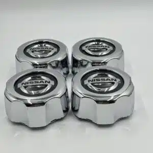 Nissan Patrol 130mm Chrome Wheel Center Caps